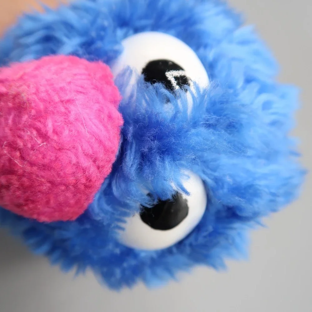 Vintage Applause Plush Stuffed Muppets Sesame street Grover Polka Dot Bow tie